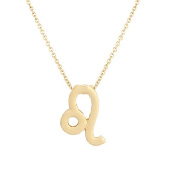 2/$30 Astrology Necklace Leo Gold Tone Constellation Necklace Gift Simple Golden - Picture 1 of 6